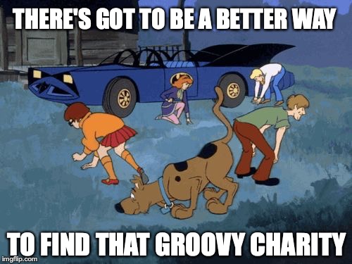 There's got to be a better way to search that groovy charity