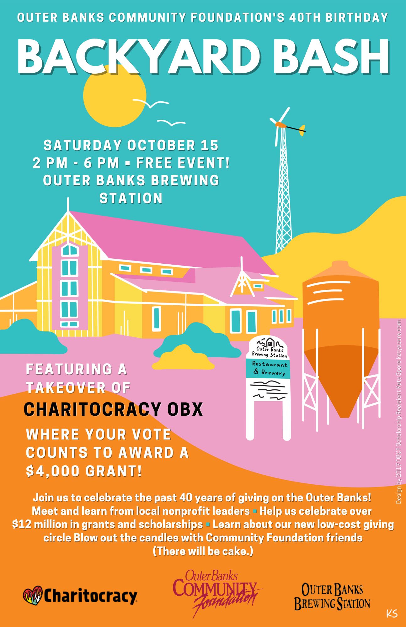 Outer Banks Community Foundation's 40th Birthday Backyard Bash